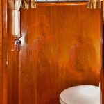 Photo des toilettes du bateau.