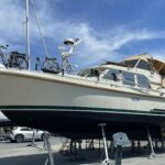 Vedette hollandaise Linssen Grand Sturdy 40.9 AC CALIMERO (2015) – coque au sec, vue bâbord