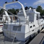 Trawler Kim Marine Le Feeling (1977) – vue arrière tribord à quai