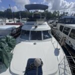 Vedette Fairline 36 Stella (1989) – pont avant avec guindeau et davier