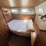 Vedette hollandaise Smelne 1140 Dreamflower (1985) – cabine arrière avec couchette double