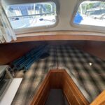 Vedette hollandaise Smelne 1140 Dreamflower (1985) – cabine avant avec couchettes en V