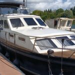 Vedette hollandaise Linssen 372 SX LE VOGUE (1992) – vue extérieure côté tribord