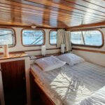 Vedette hollandaise Helena Cruiser (1980) – cabine avec lit double