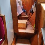 Vedette hollandaise Helena Cruiser (1980) – accès à la soute de rangement