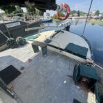 Tjalk hollandais Osseo (1890) – pont arrière et cockpit