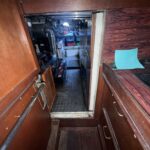 Tjalk hollandais Osseo (1890) – descente vers le compartiment moteur