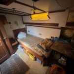 Tjalk hollandais Osseo (1890) – cabine avec couchette simple
