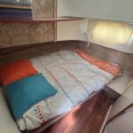 Vedette fluviale Nicols 1100 Lodève (1998) – cabine double avec lit fait