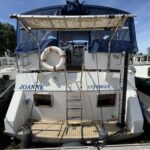 Vedette Van Vliet Atico 38 Joanne (1994) – vue arrière avec échelle de bain