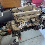 Péniche Luxe-Motor Dulcinea (1929) – moteur diesel John Deere en salle des machines