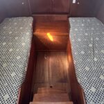Trawler Schouten Muiden Tibo (1978) – cabine arrière, deux couchages simples