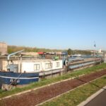 Chantier Naval de Thuin Péniche 39,10 m — vue extérieure, arrière