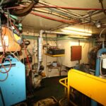 Chantier Naval de Thuin Péniche 39,10 m — salle des machines