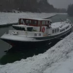 Luxemotor 26,20 m - Le bateau en hiver