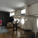 Péniche 39 m - Salon