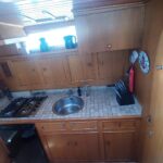Vedette hollandaise 12,50 m – Cuisine