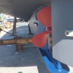 Vedette hollandaise 12,50 m – Helice neuve et propulseur de poupe